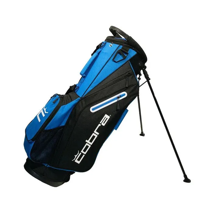 COBRA Signature Stand Bag - Black/Electric Blue