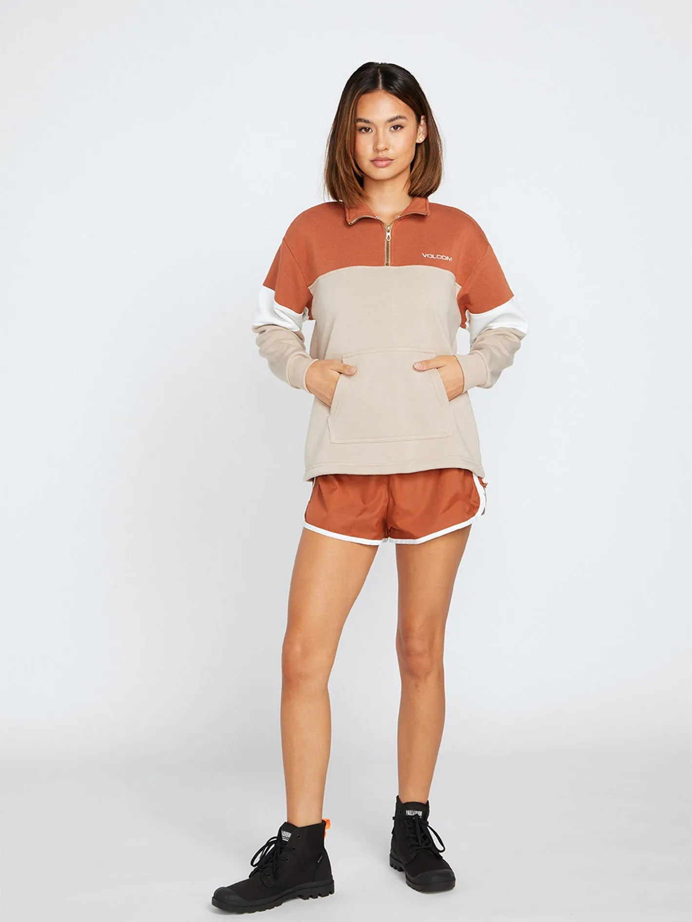 Coco Ho Runner Shorts - DARK CLAY