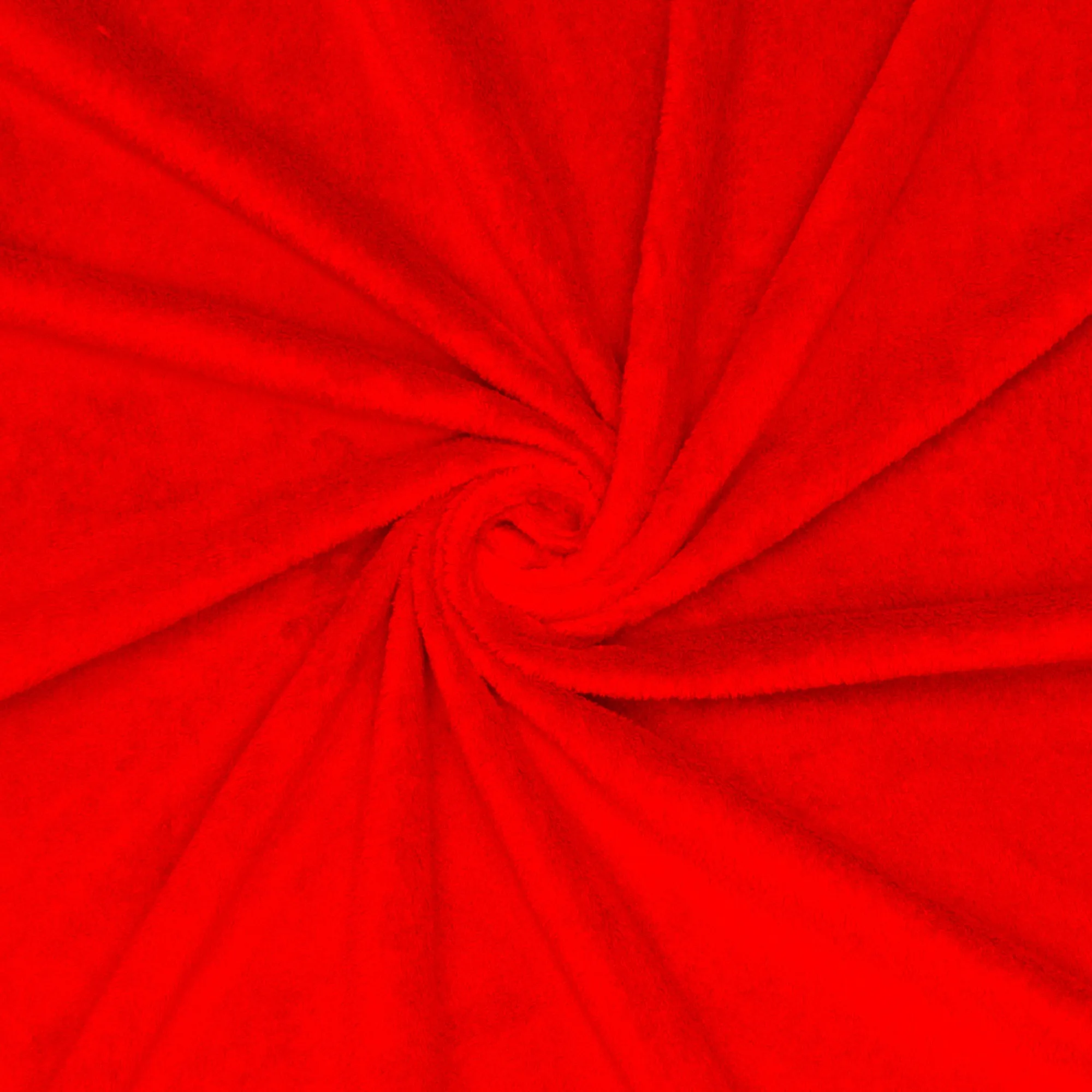 Coral Fleece Plain Red