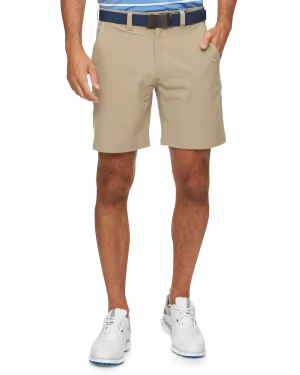 COTTON BLEND ANY-WEAR PERFORMANCE SHORT - 8" INSEAM