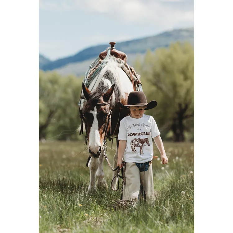 Cowhorse Toddler Graphic Tee [three colors]