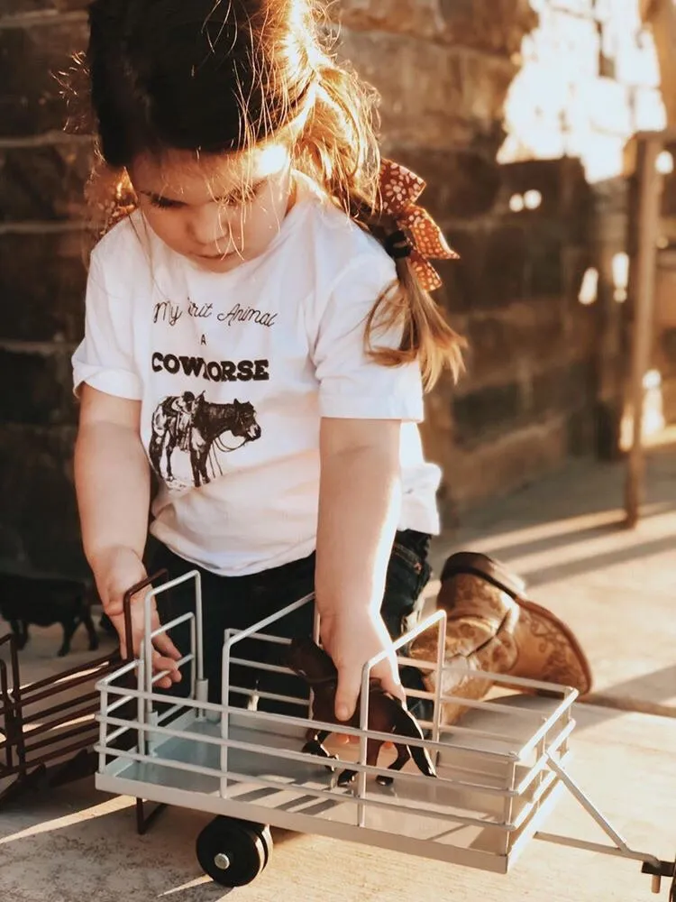 Cowhorse Toddler Graphic Tee [three colors]