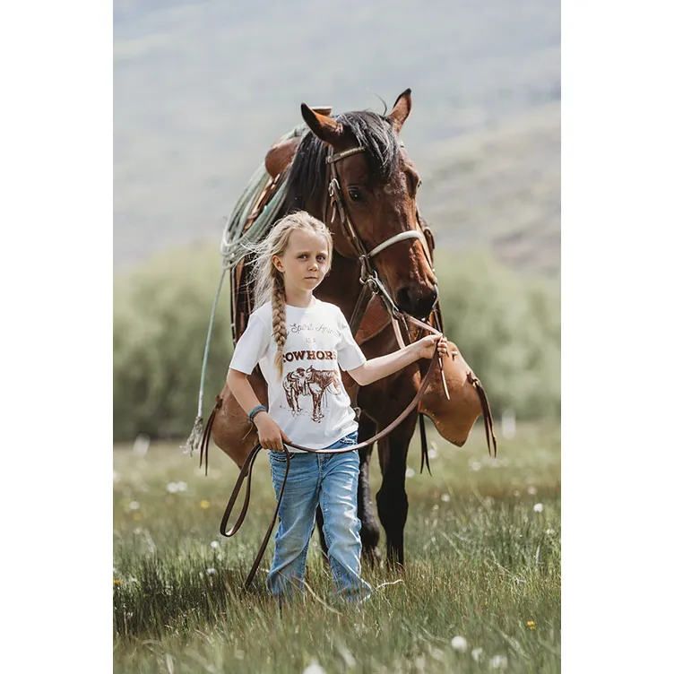 Cowhorse Toddler Graphic Tee [three colors]
