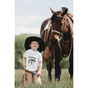 Cowhorse Toddler Graphic Tee [three colors]