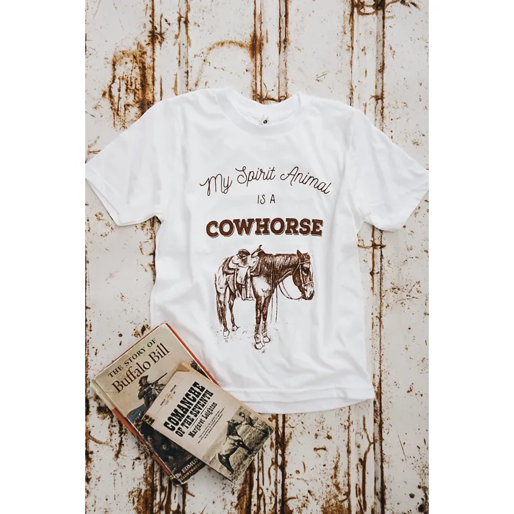 Cowhorse Toddler Graphic Tee [three colors]