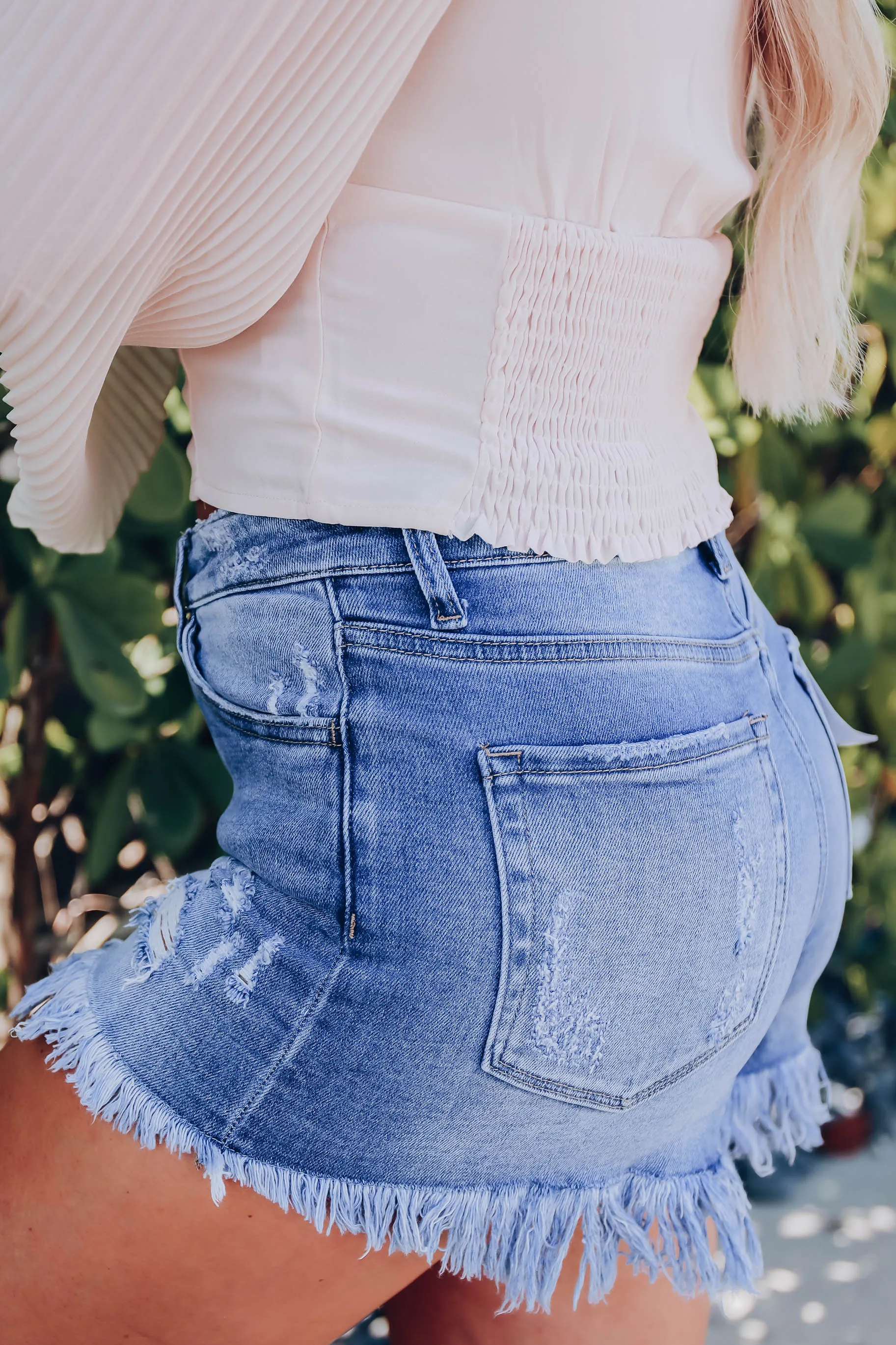 Current Obsession Denim Shorts