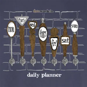 Daily Planner Men's Long Sleeve Craft Beer Tap shirt