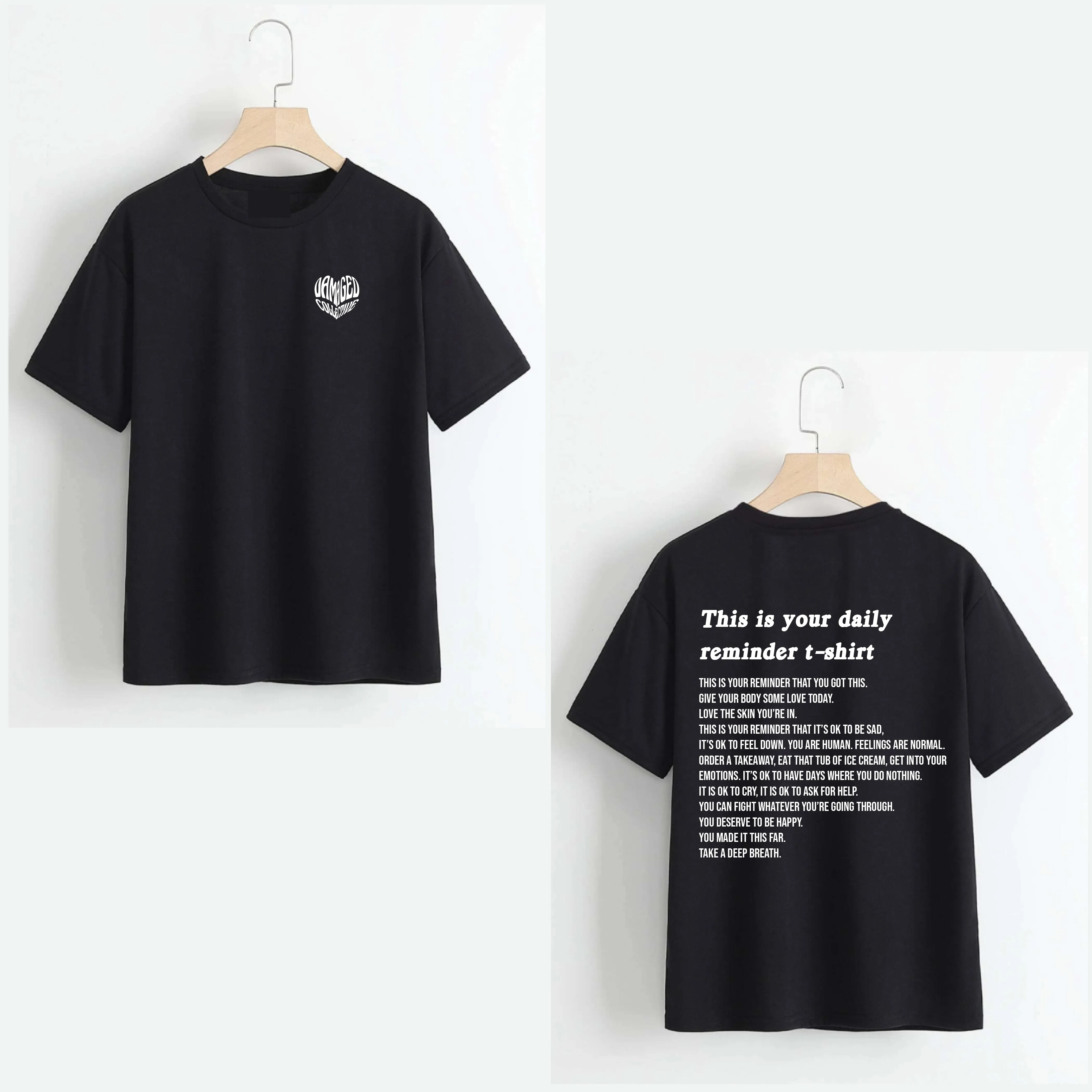Daily Reminder T-shirt Black