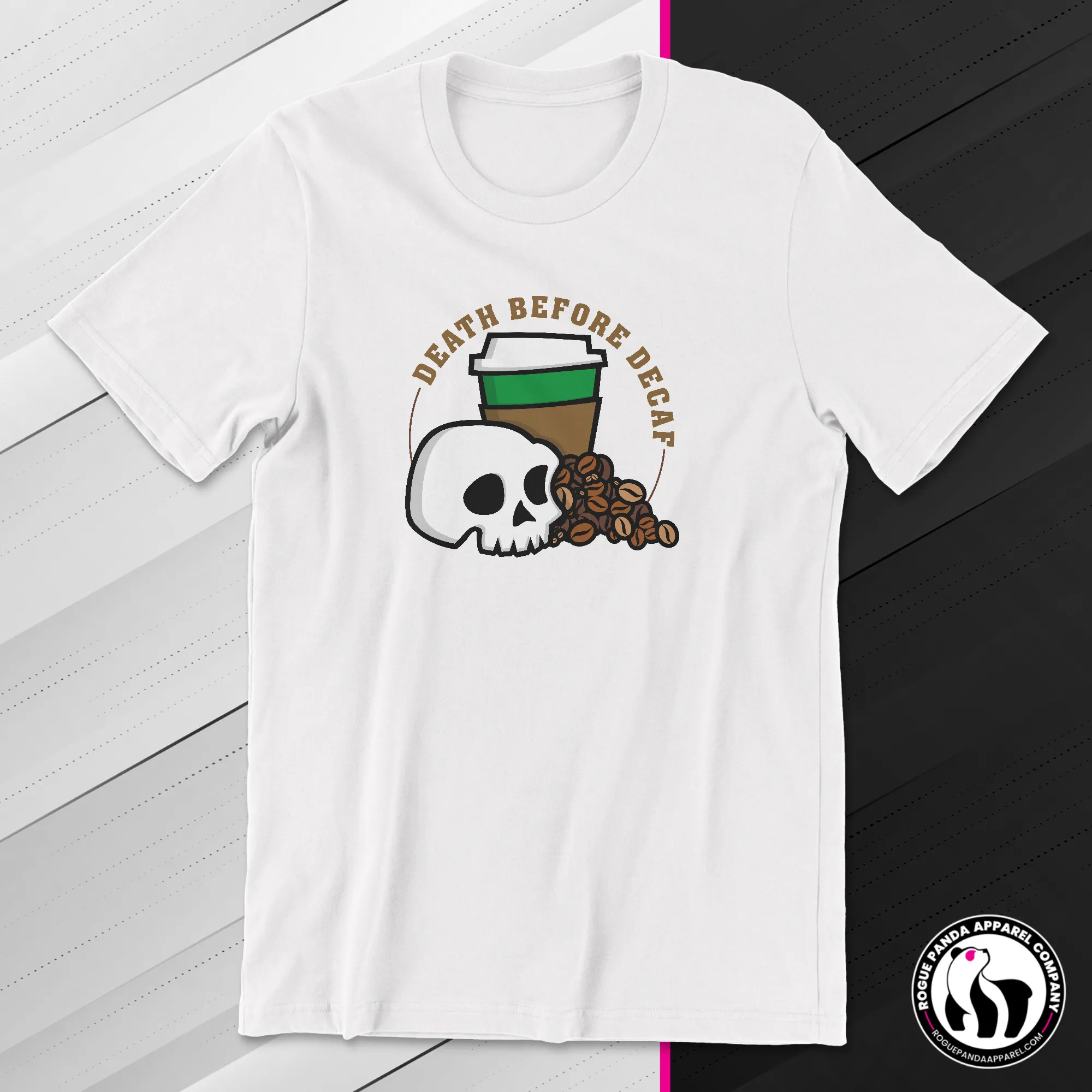 Death Before Decaf Unisex Tee