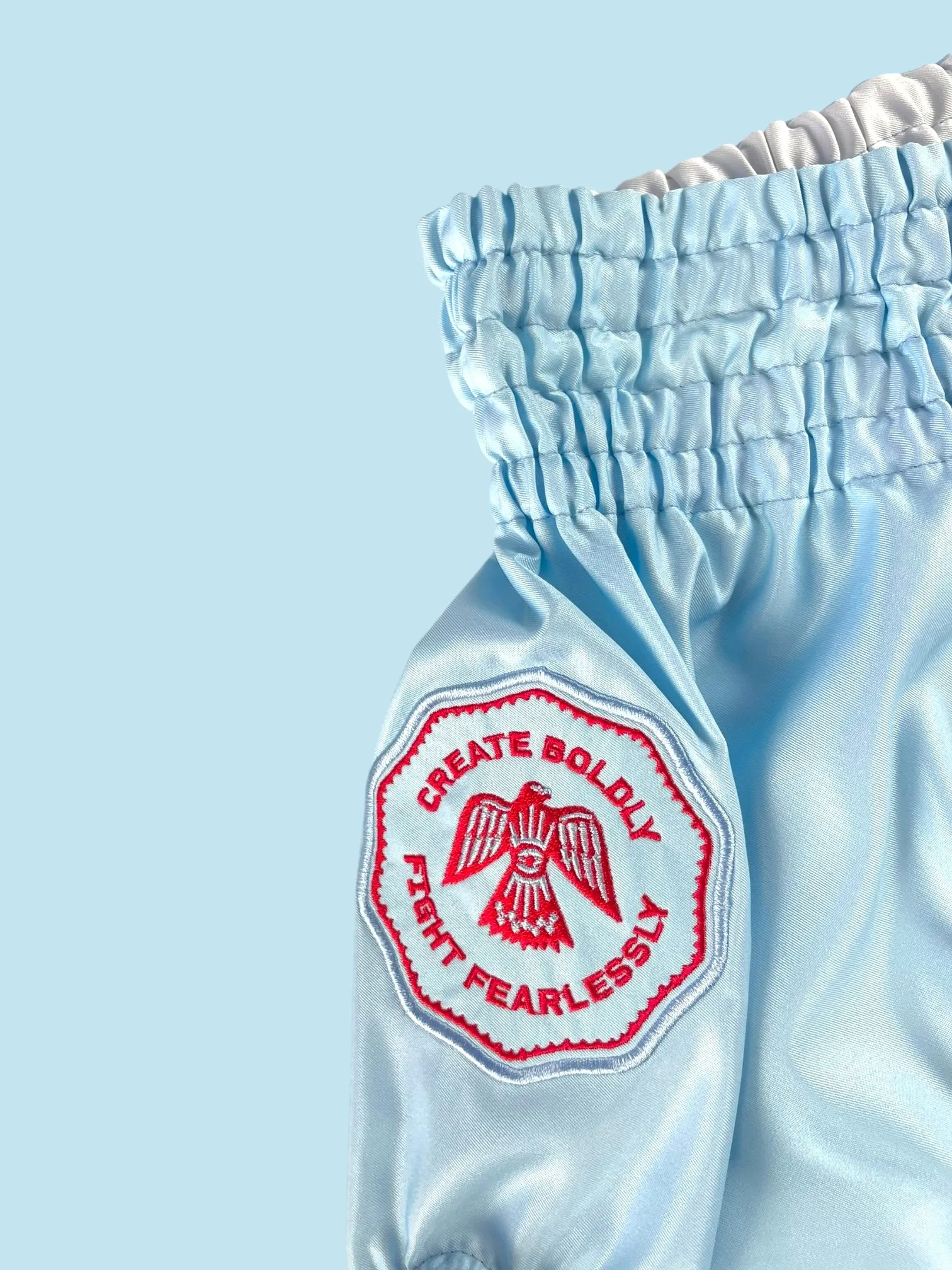 Deep Waters Microfiber-Light Blue-Red