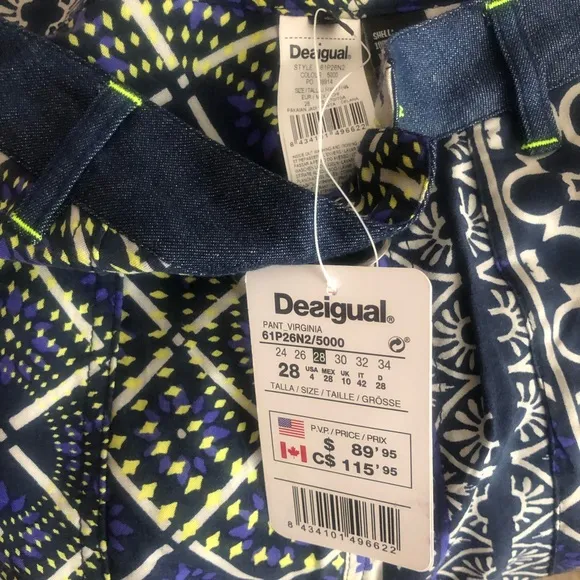 Desigual Virginia shorts, size 28, new