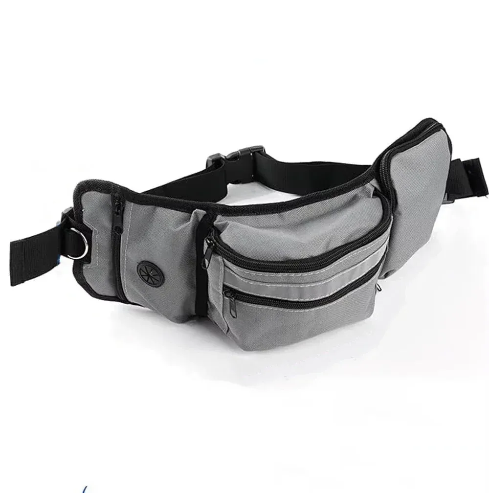 Dog Training Waist Bag with Treat and Water Bowl Pocket