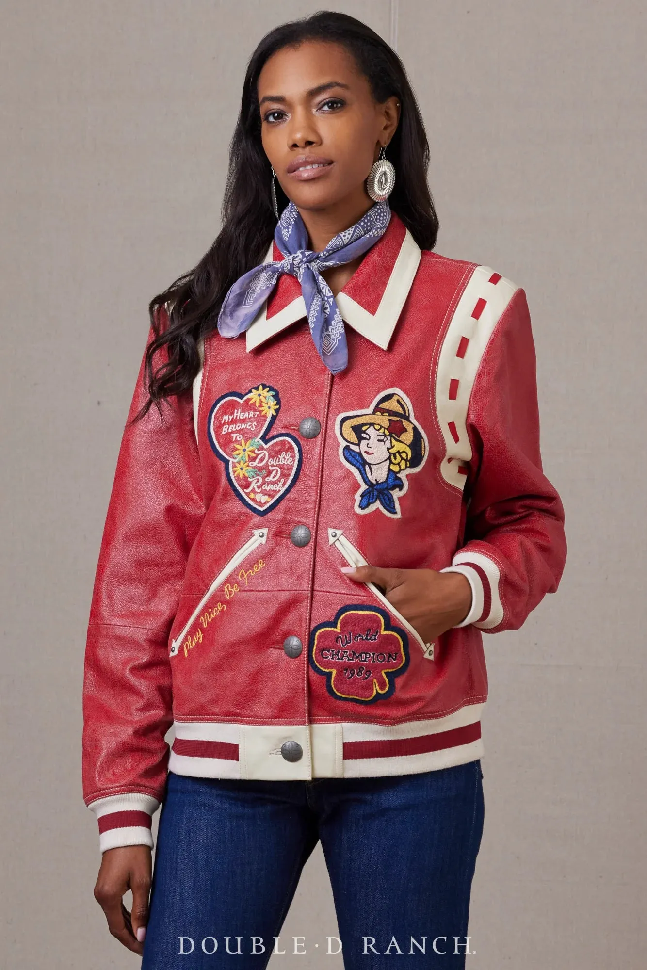 DONNA'S VARSITY JKT C3393