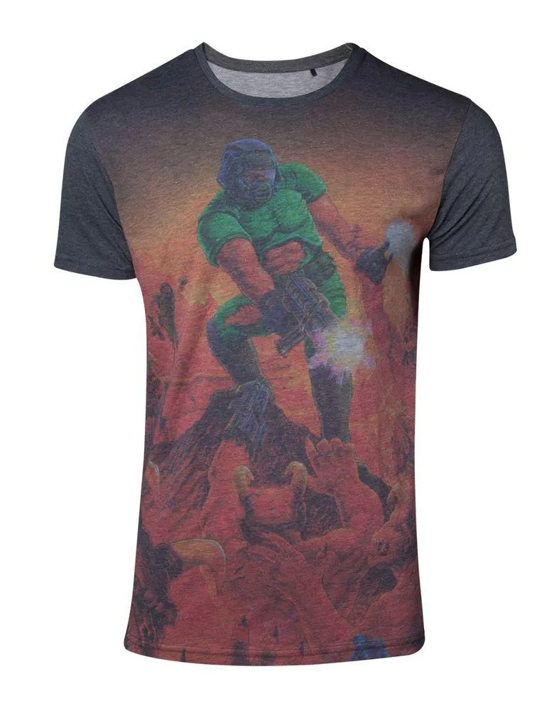 Doom - Box Art - T-Shirt