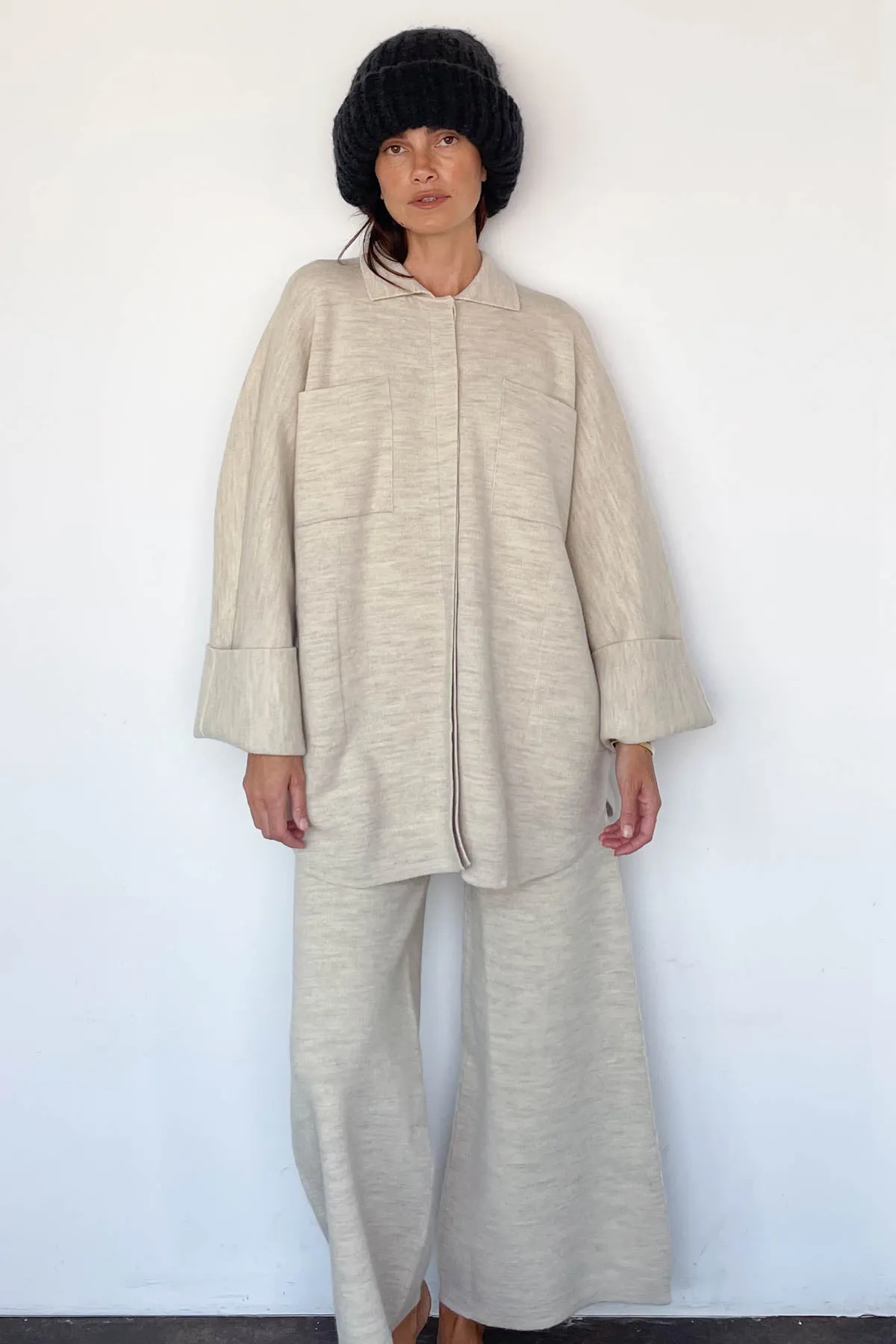 Double Knit Big Shirt