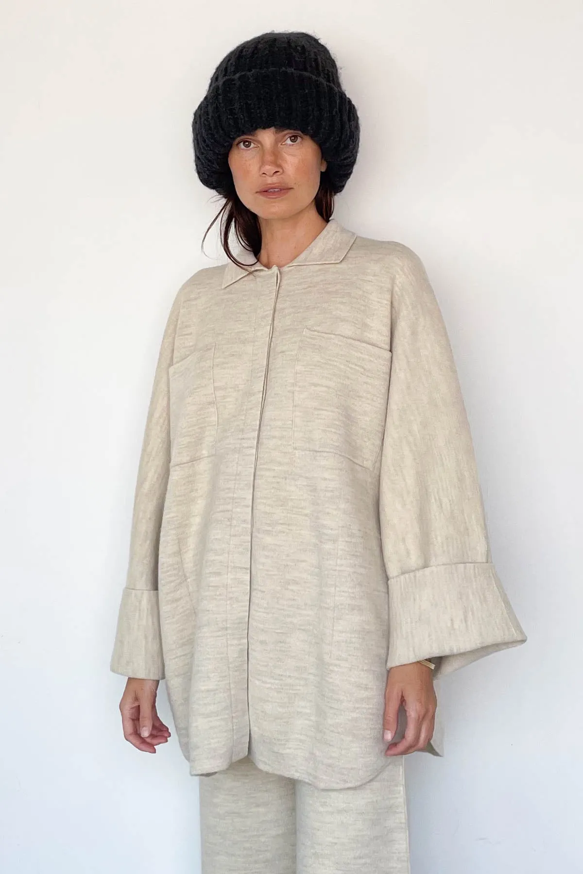 Double Knit Big Shirt