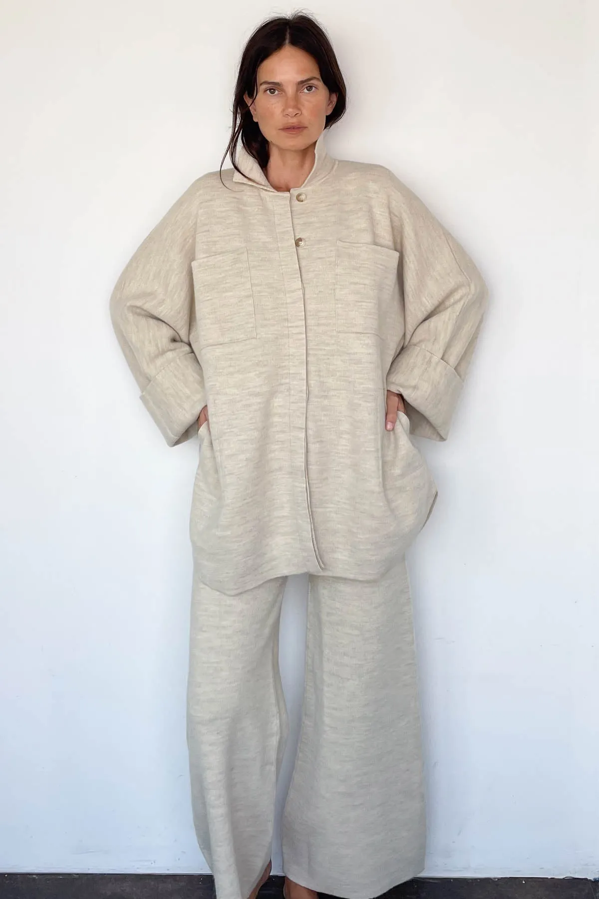 Double Knit Big Shirt