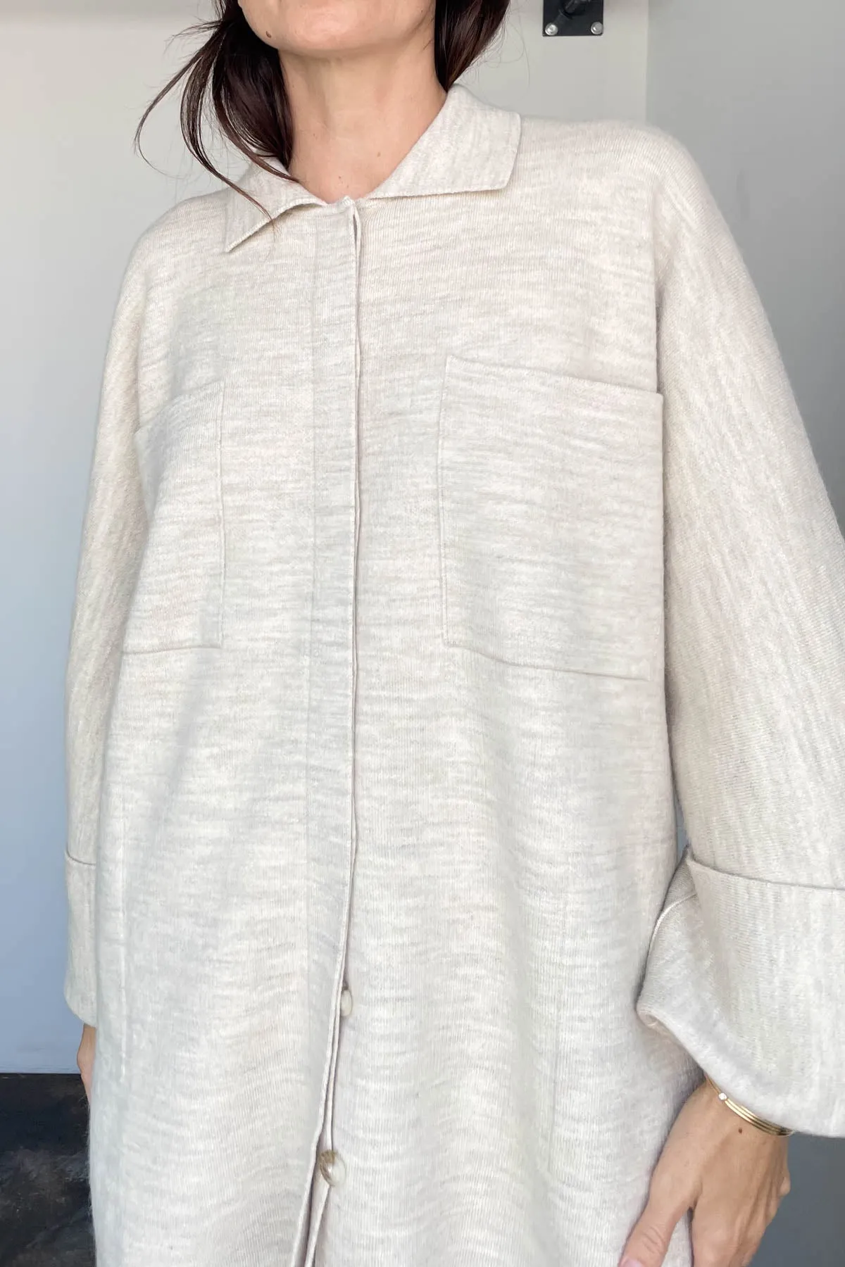 Double Knit Big Shirt