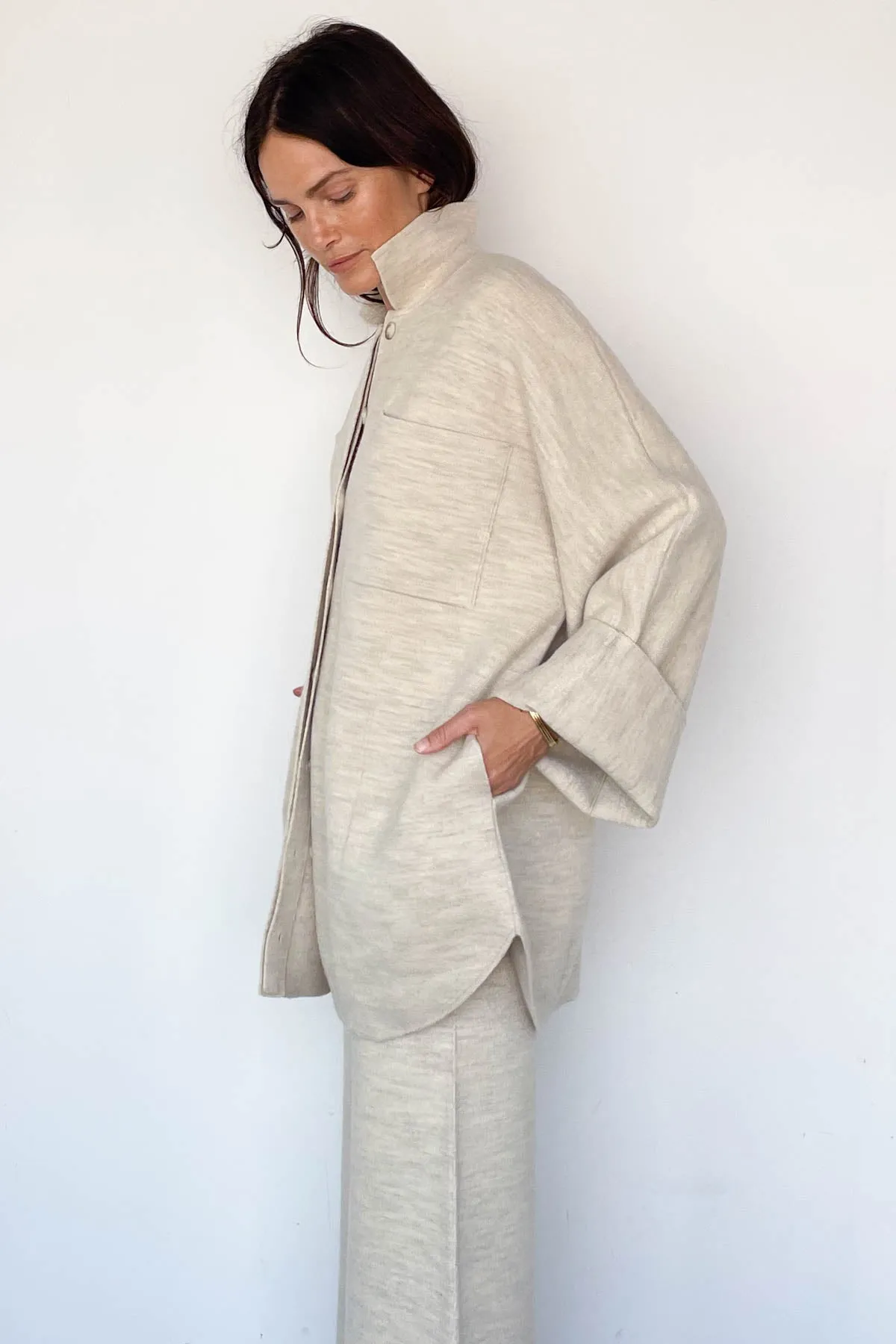 Double Knit Big Shirt