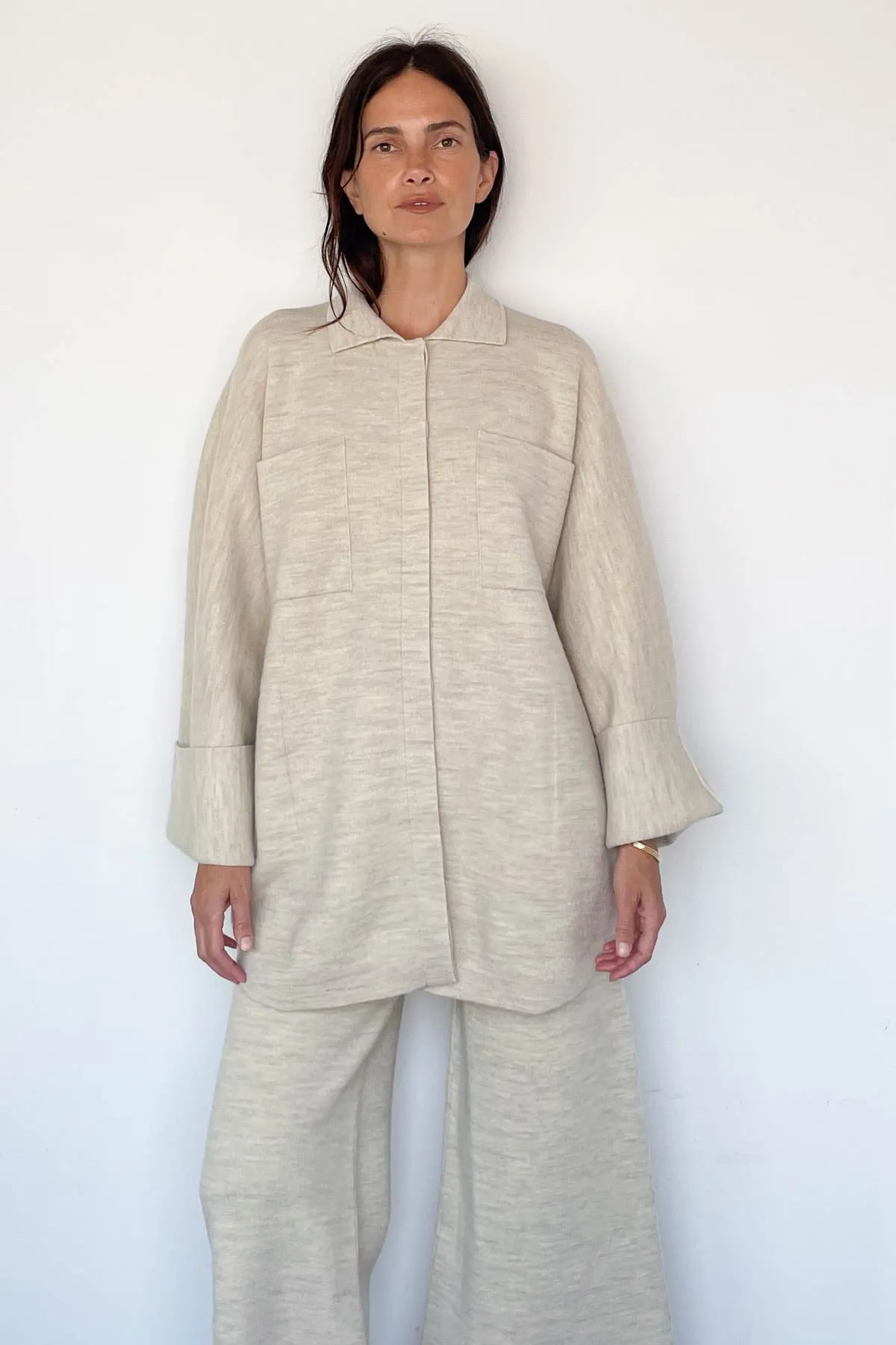 Double Knit Big Shirt