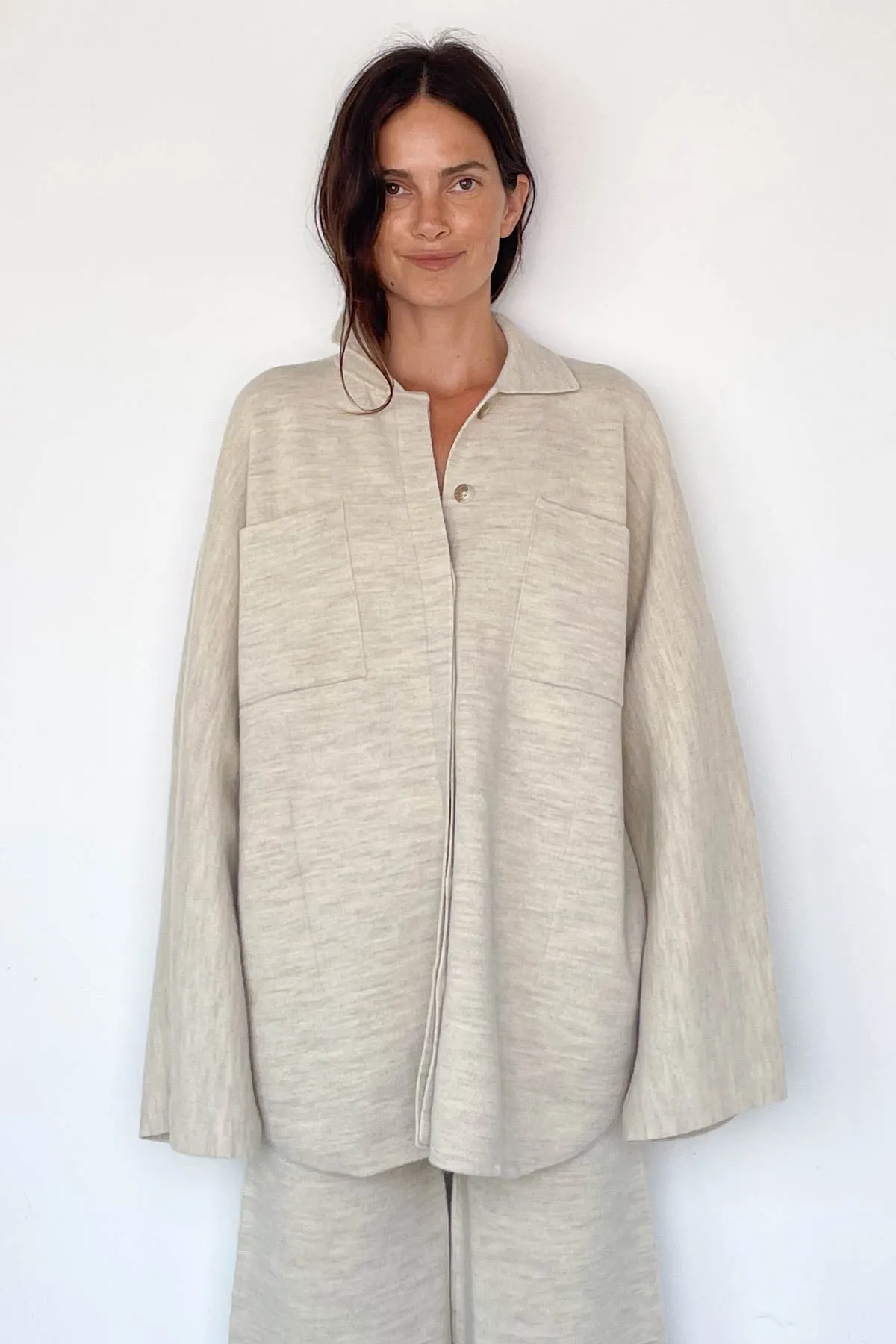 Double Knit Big Shirt
