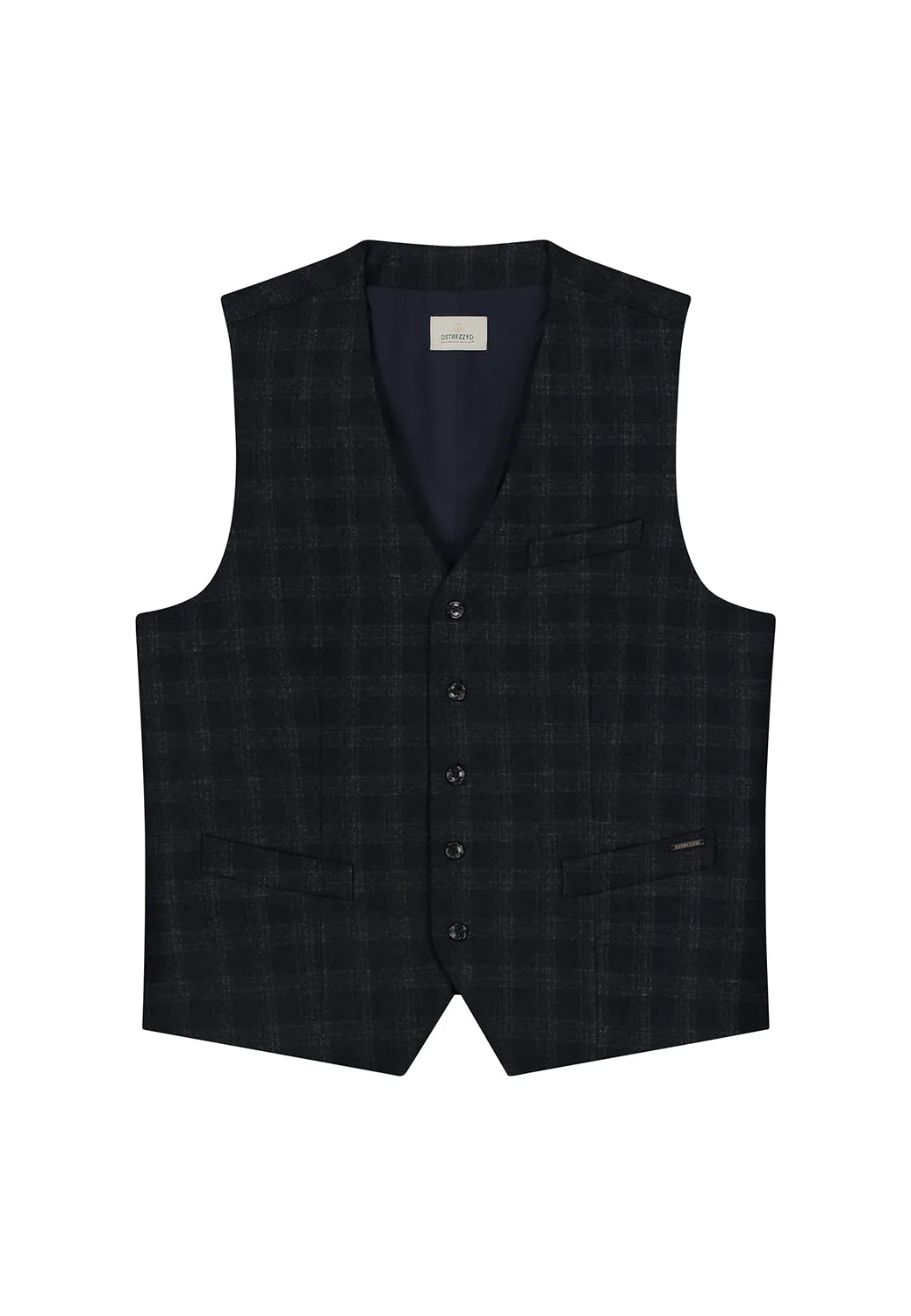 DSTREZZED TRAVEL CHECK GILET 121232