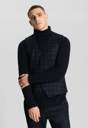 DSTREZZED TRAVEL CHECK GILET 121232