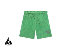 Econyl Regenerated Nylon Shorts "Light Green"