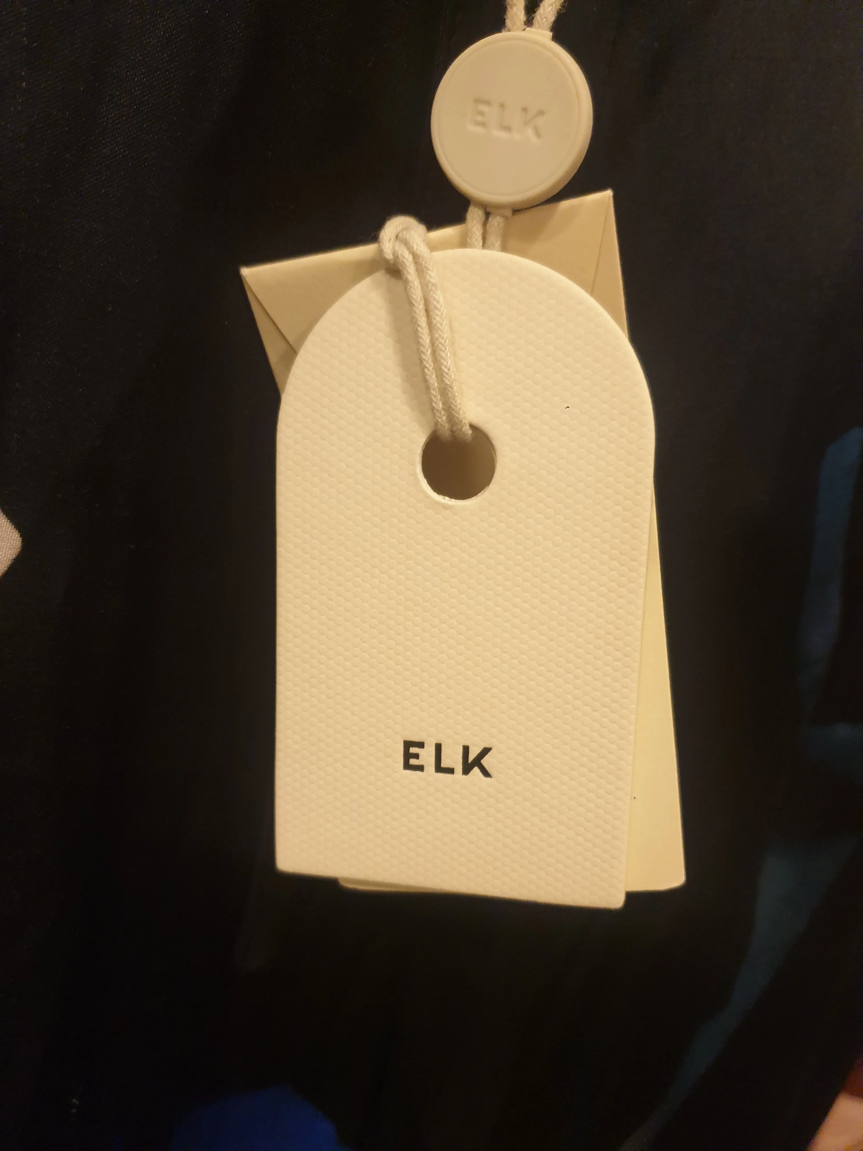 Elk silky feel "form pant" with shapes print size 8
