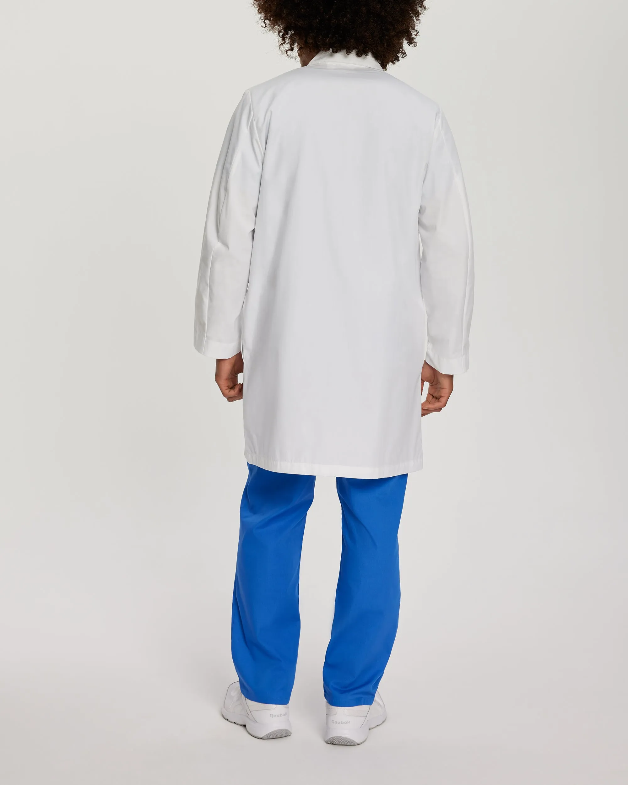 Essential Lab Coats 3187 Unisex 3 Pocket Full Length White Coat White
