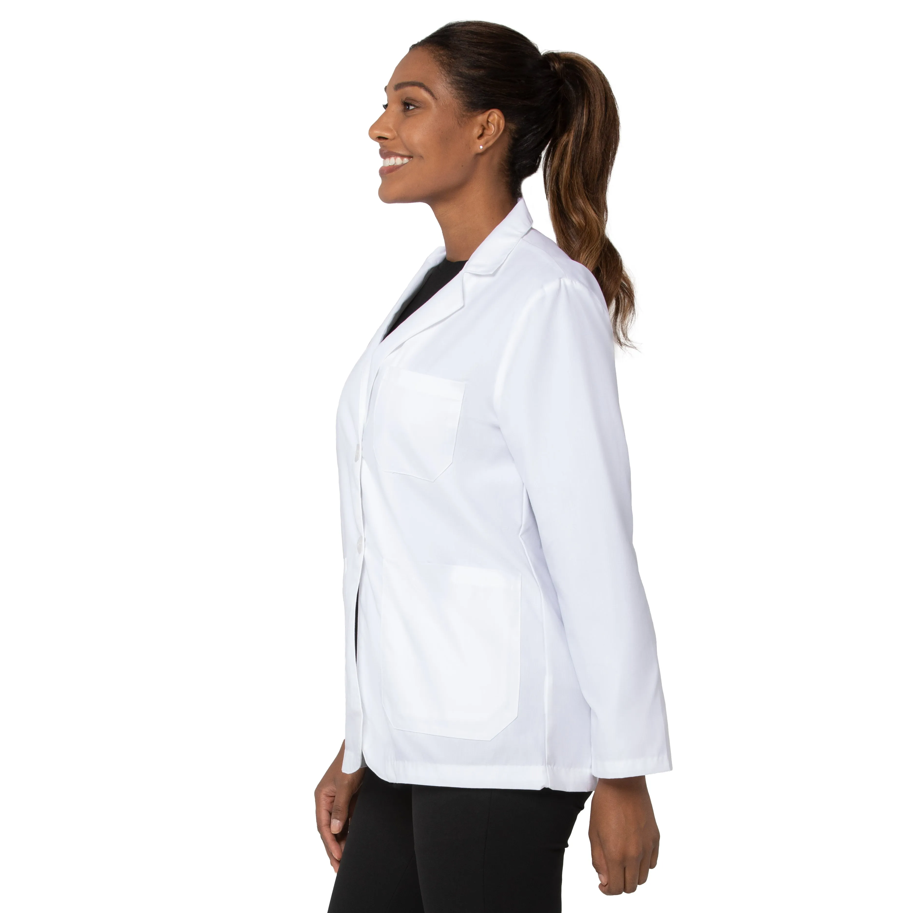 Essential Lab Coats 3230 Women's 5 Pocket Consultation Jacket White