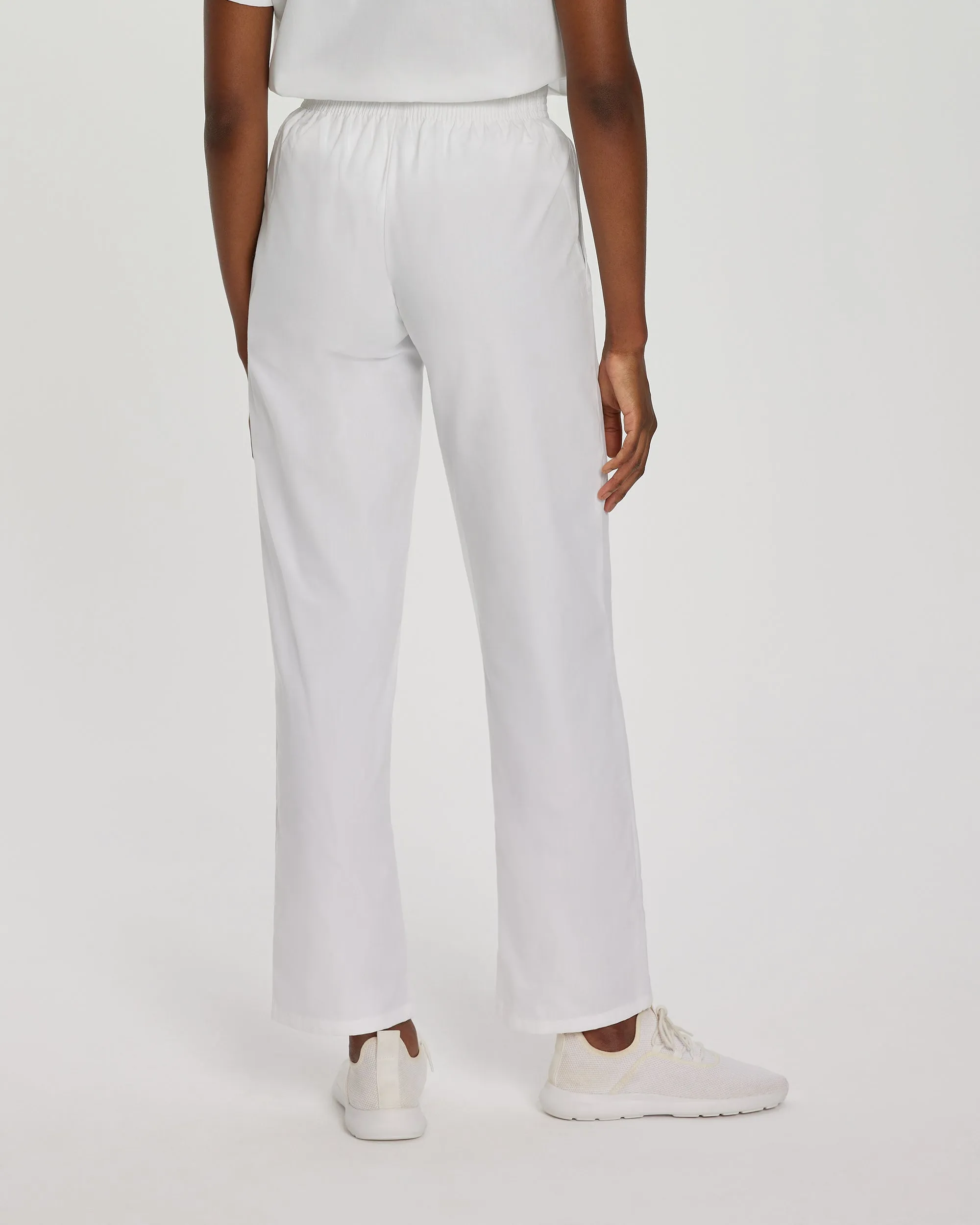 Essentials 8327 Women's Scrub Pants White