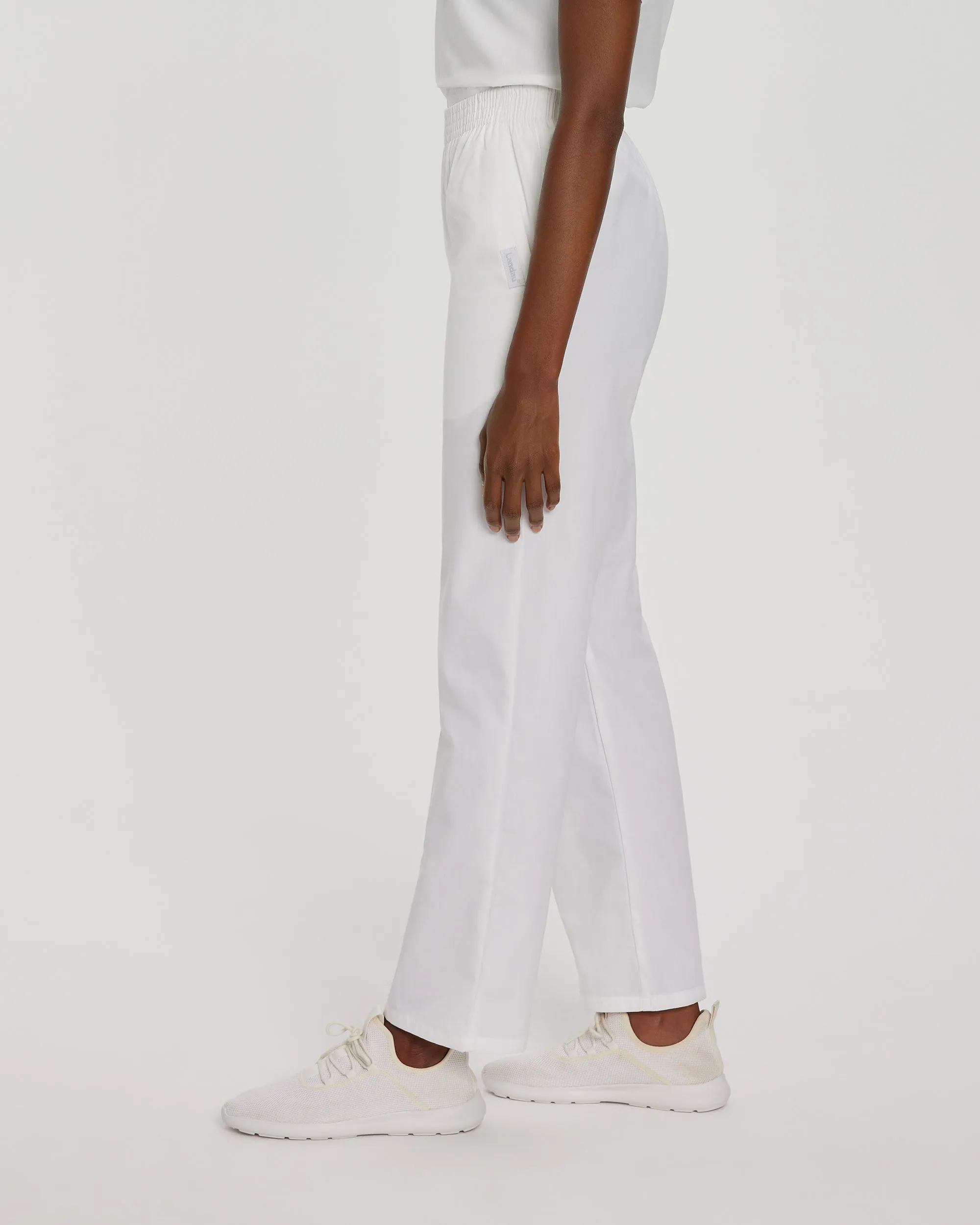 Essentials 8327 Women's Scrub Pants White
