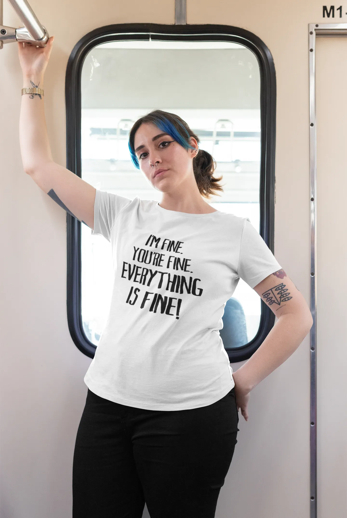 Everything Is Fine Unisex Tee