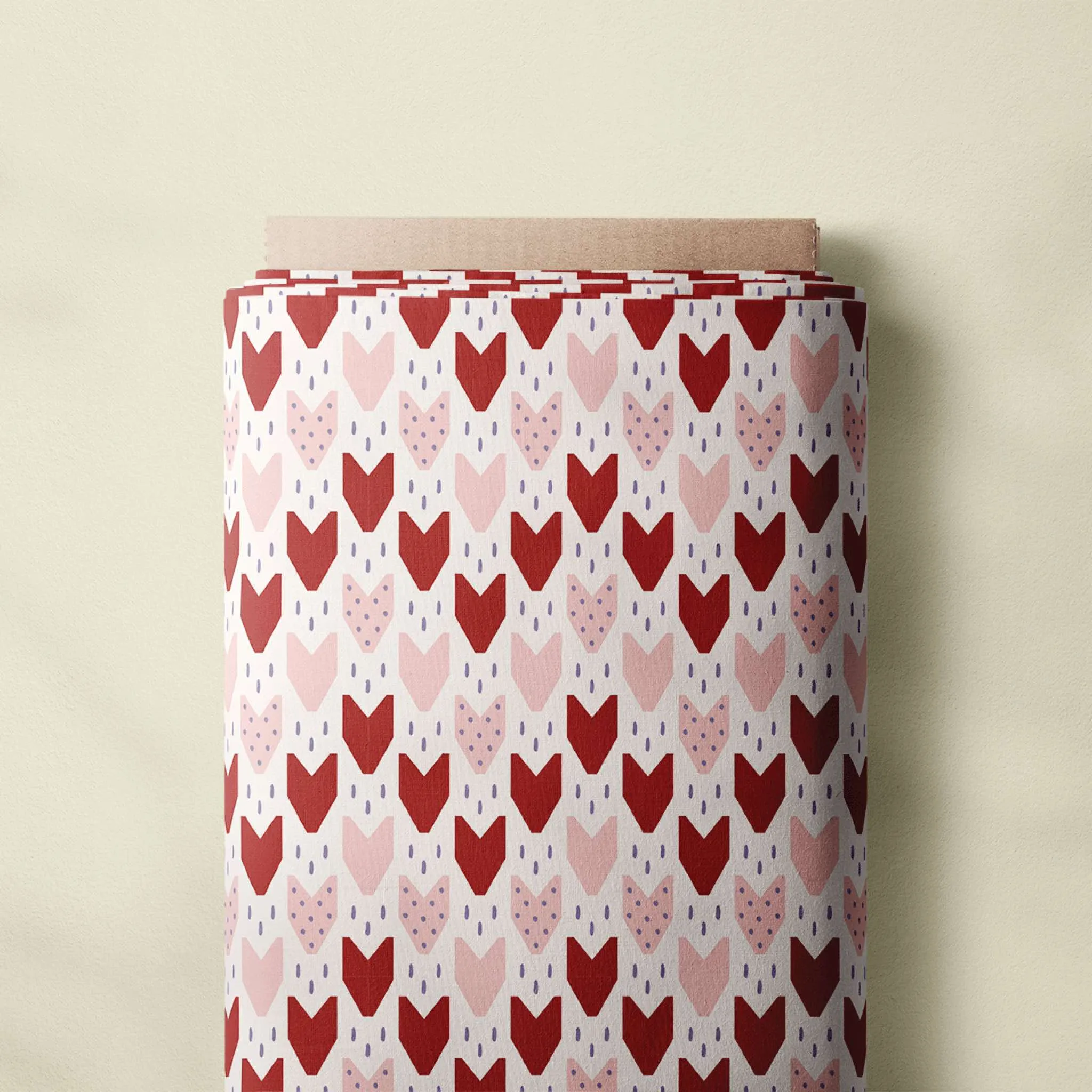 Fabric Cotton Poplin - Valentine Chevron