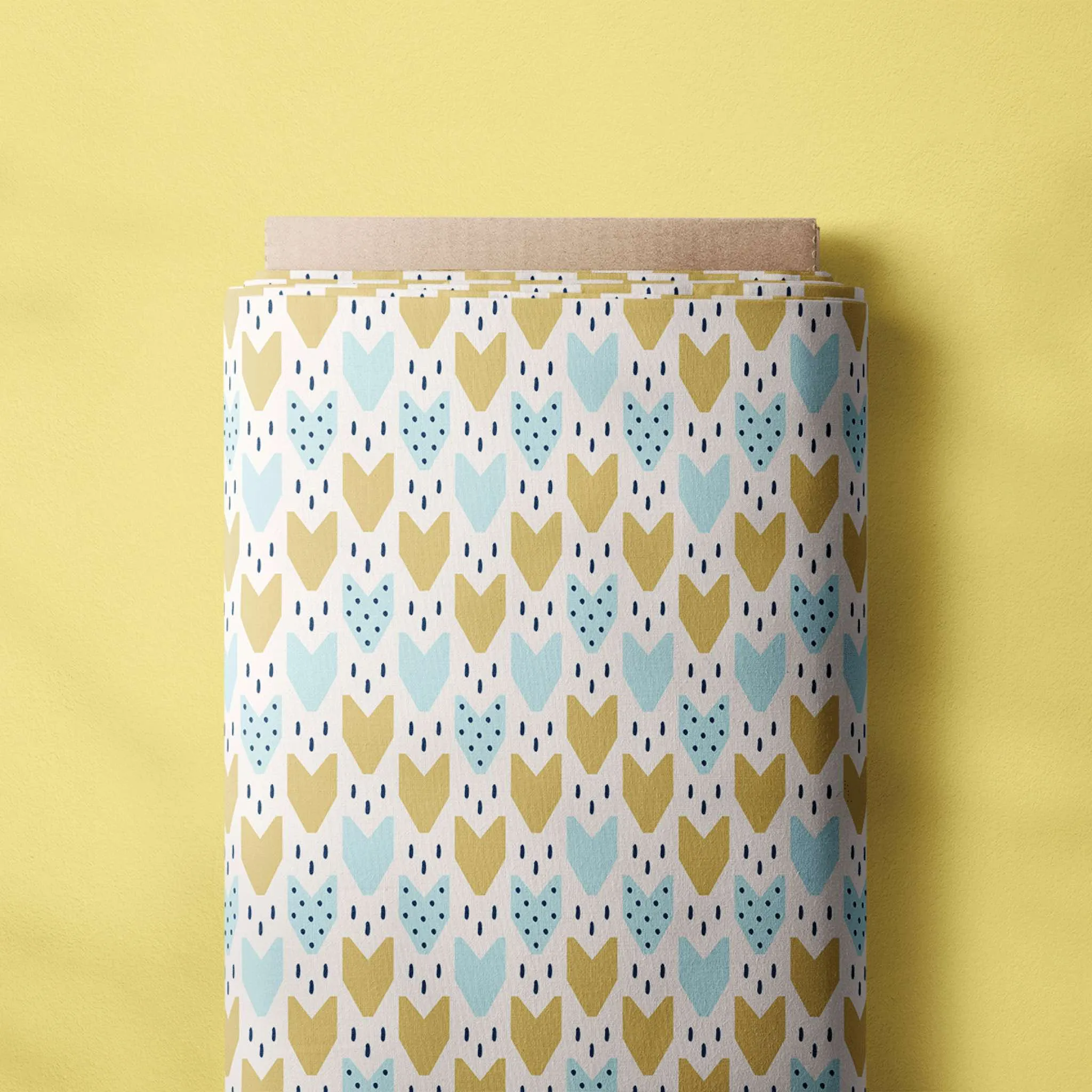 Fabric Cotton Poplin - Valentine Chevron