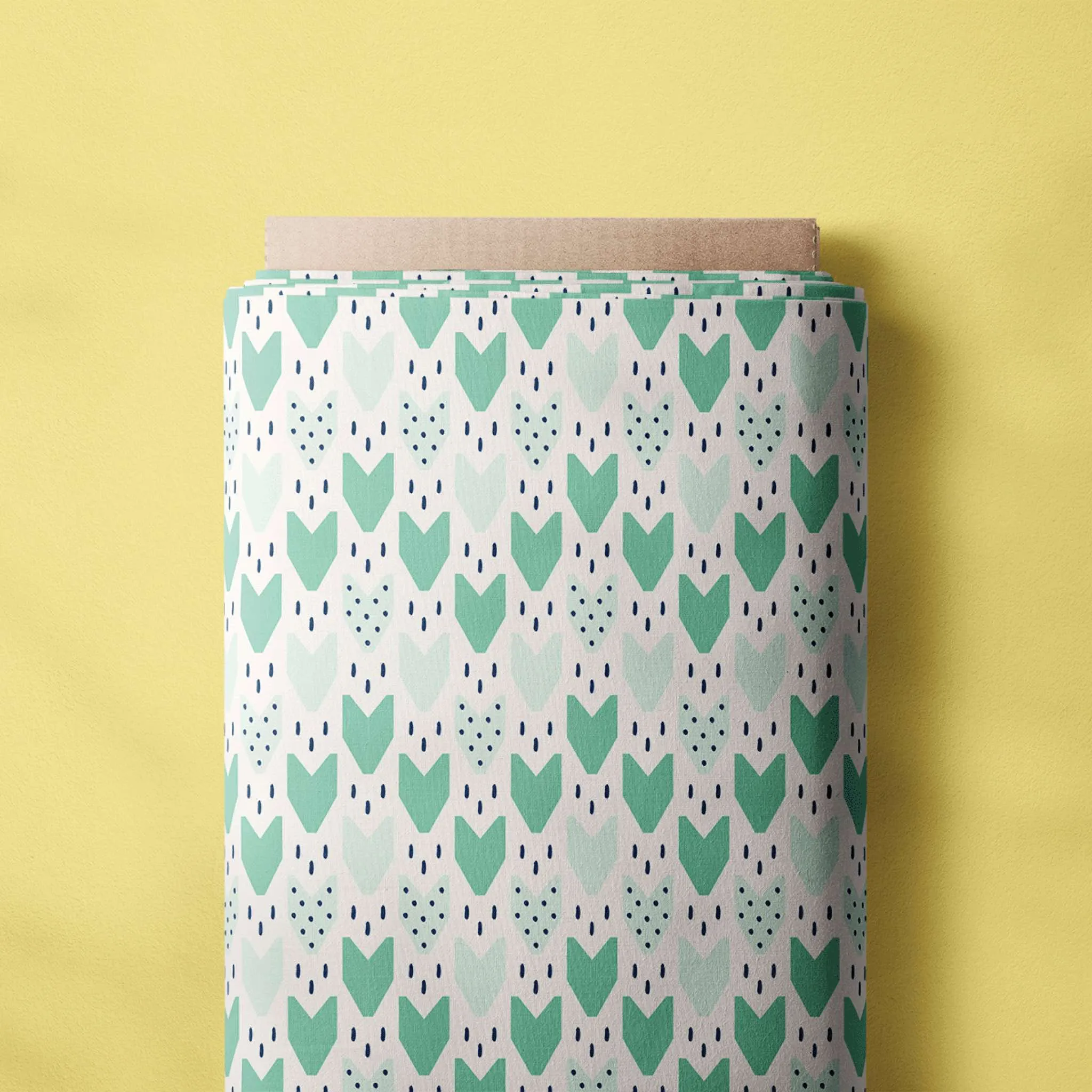 Fabric Cotton Poplin - Valentine Chevron