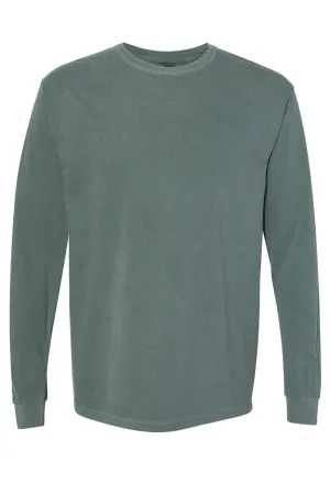 Fall Vibes Floral Coquette Comfort Colors Heavyweight Long Sleeve T-Shirt