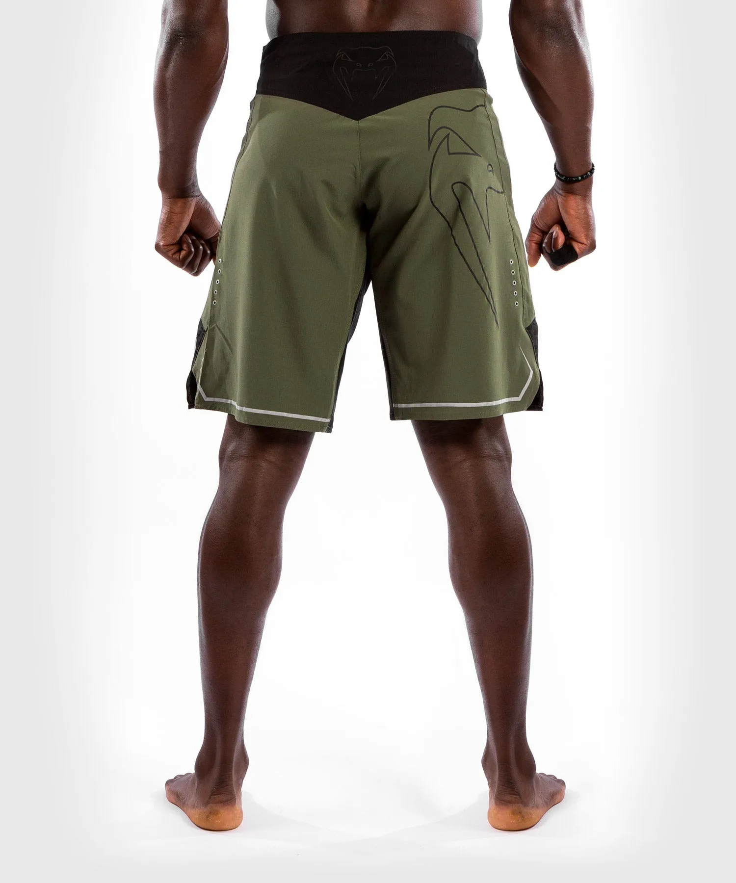 Fightshorts Venum LIGHT 4.0 - Kaki/Zilver