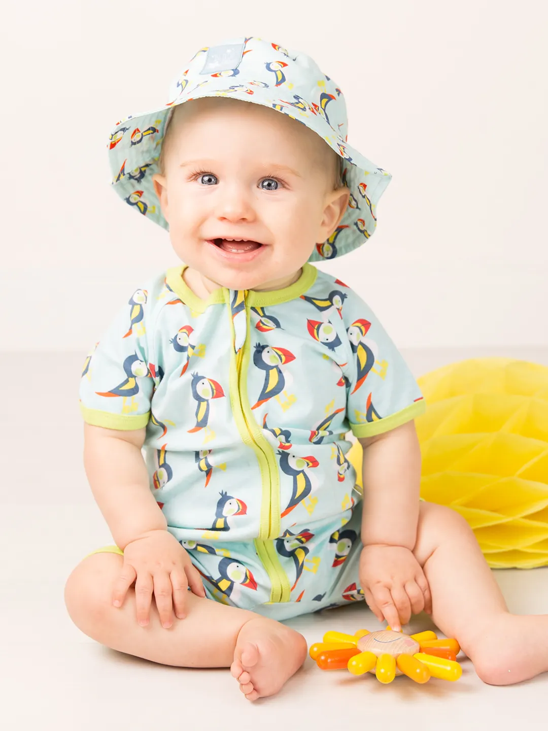 Finley the Puffin Summer Hat