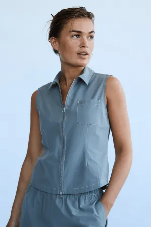 FLORA1 ZIP WAISTCOAT