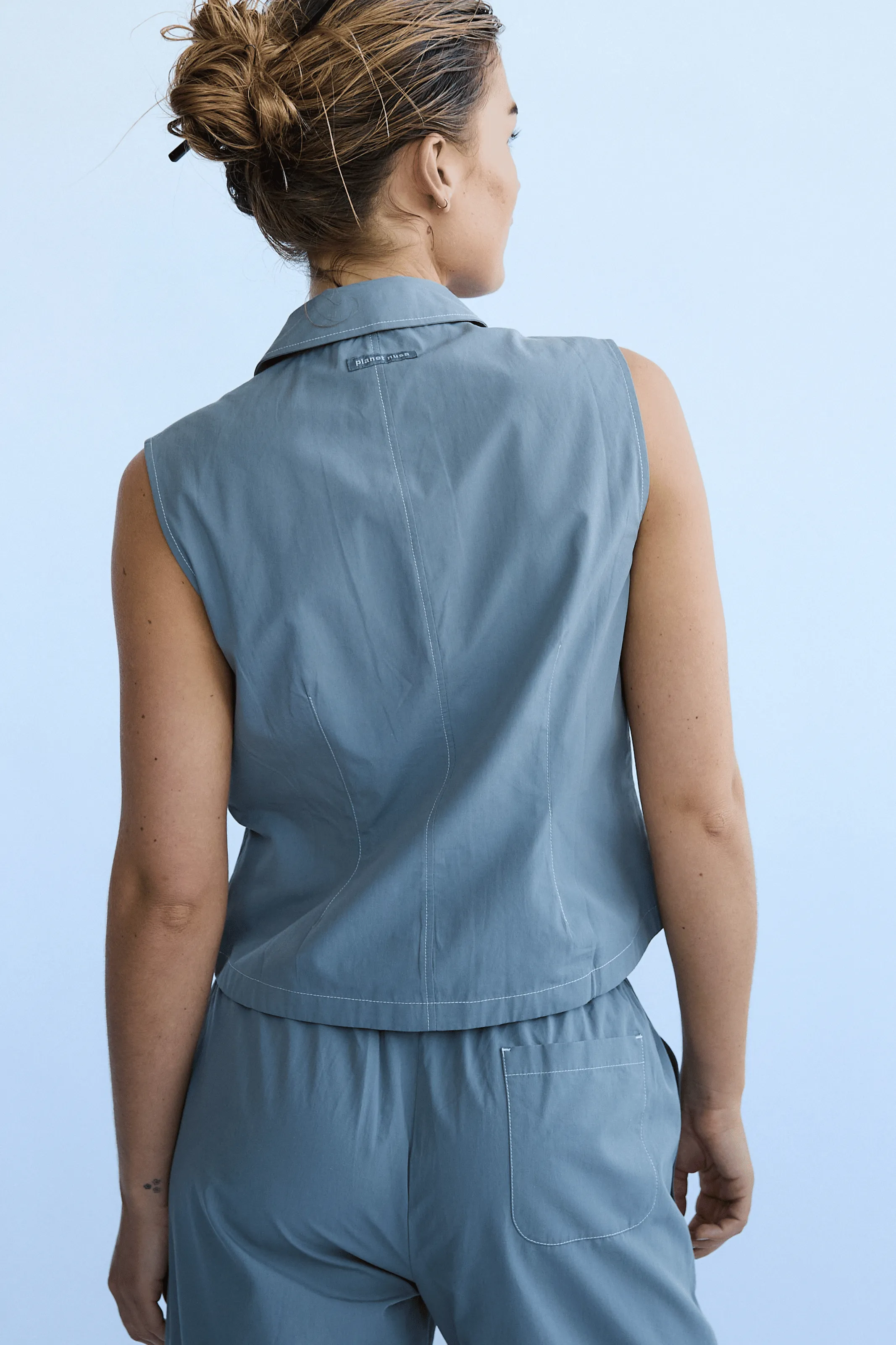 FLORA1 ZIP WAISTCOAT