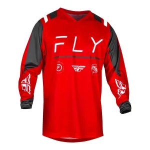 Fly Racing 2024 F-16 Jersey - Red / Charcoal / White