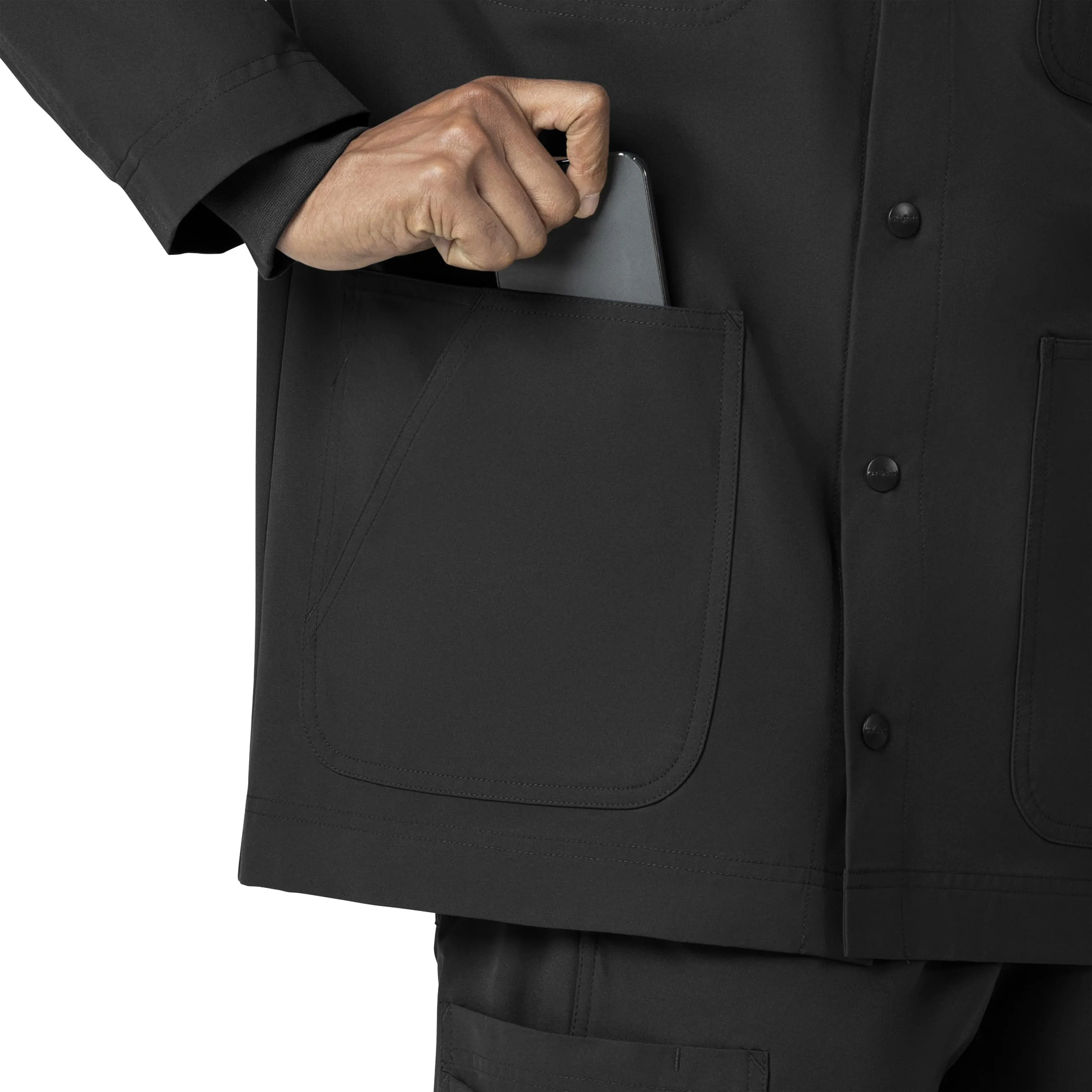 Force Essentials C85013 Unisex Chore Coat Black
