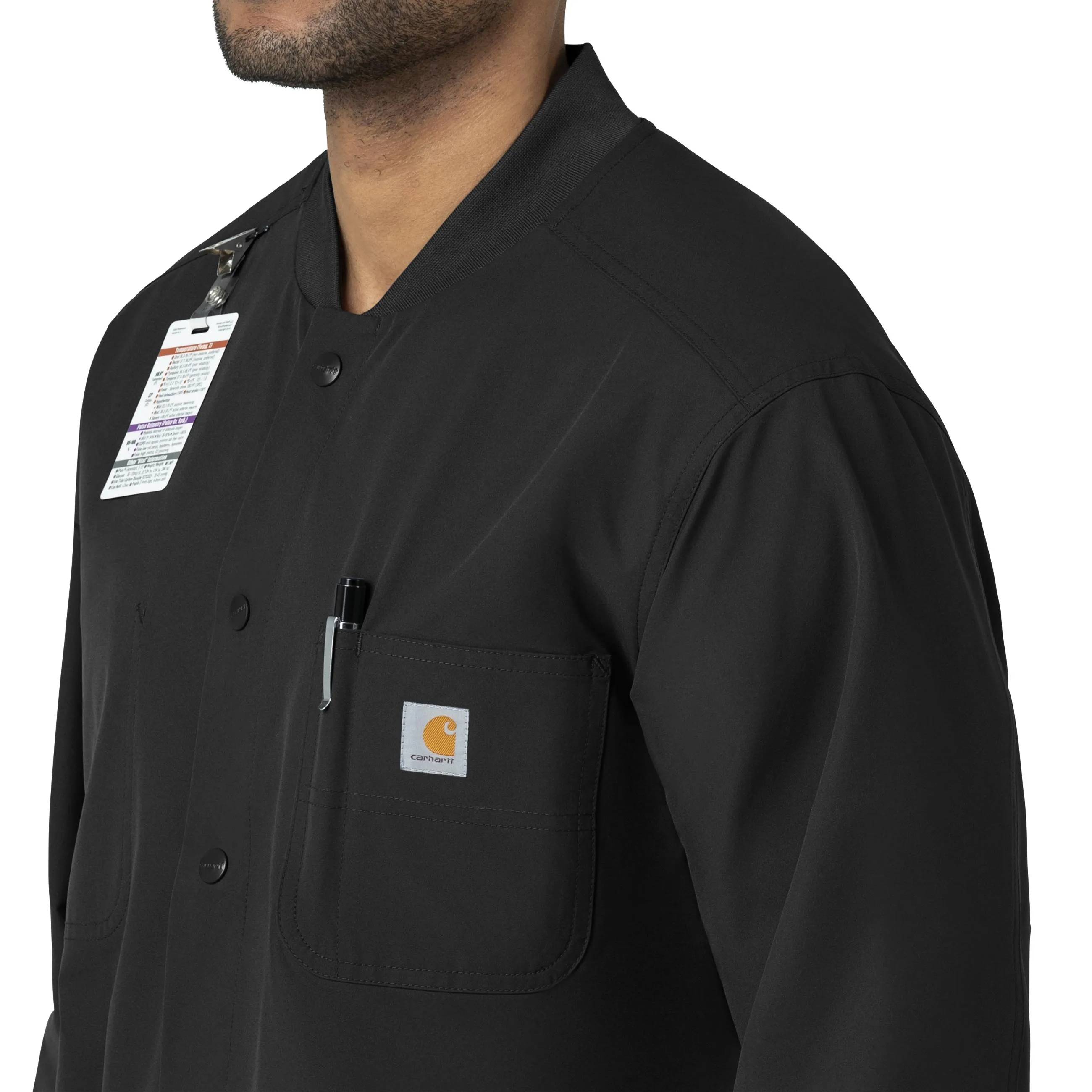 Force Essentials C85013 Unisex Chore Coat Black