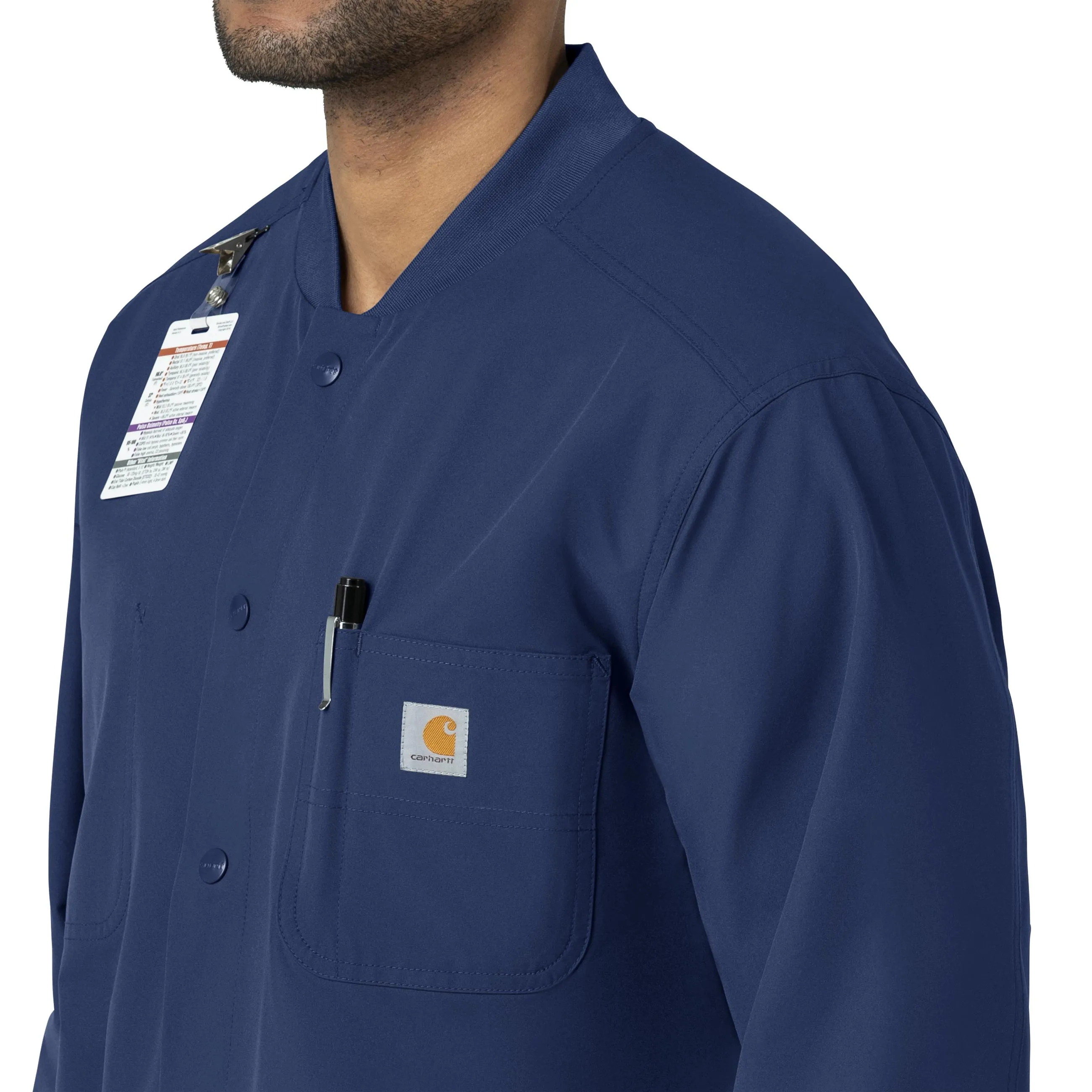 Force Essentials C85013 Unisex Chore Coat Navy