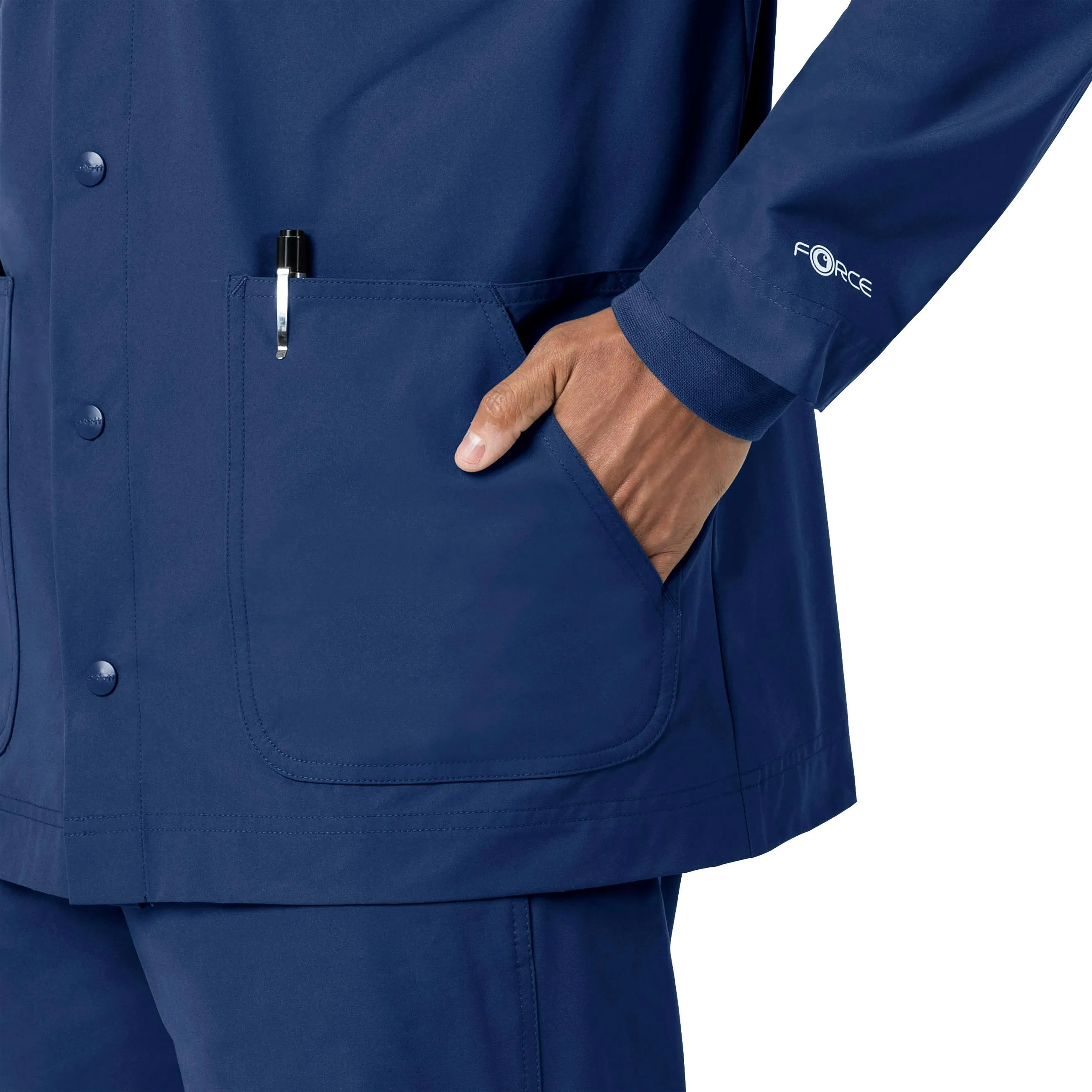 Force Essentials C85013 Unisex Chore Coat Navy