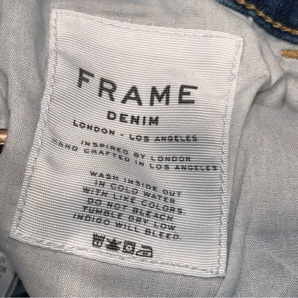 Frame LeSkinny Denim Jeans size 25