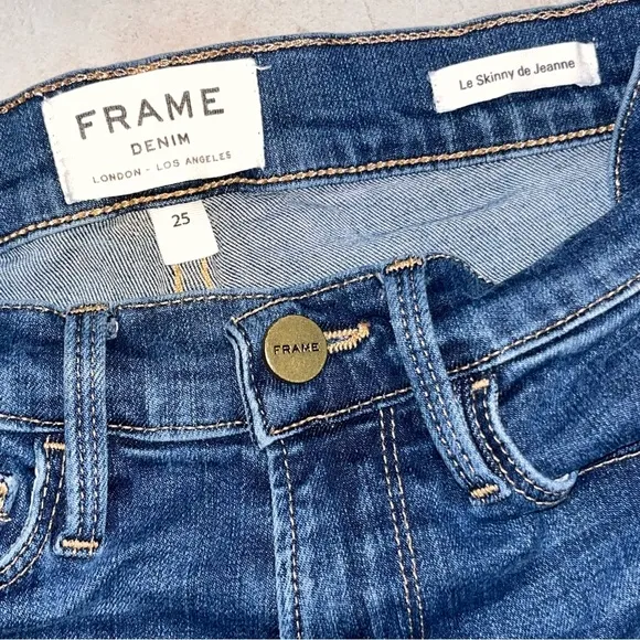 Frame LeSkinny Denim Jeans size 25