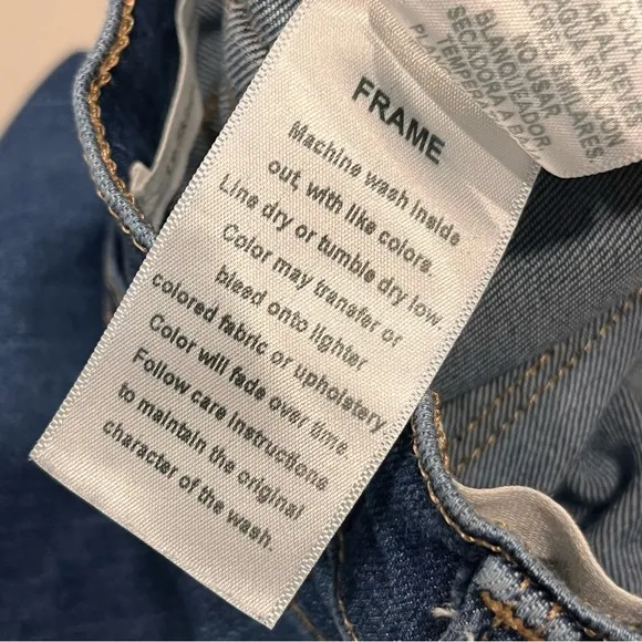 Frame LeSkinny Denim Jeans size 25